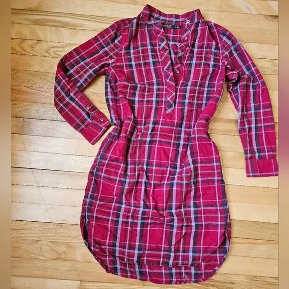 Vintage Lauren by Ralph Lauren Plaid Dress - Picture 2 of 10